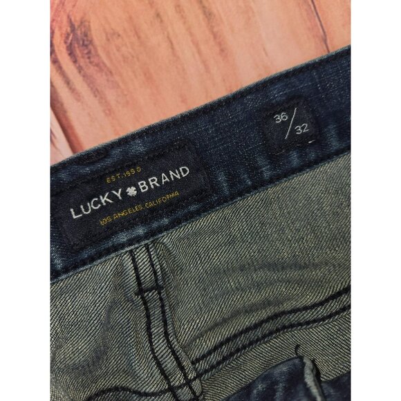 Lucky Brand Mens 363 Straight Fit Jeans 36/32 Durable Goods Handcrafted Denim - Picture 5 of 10